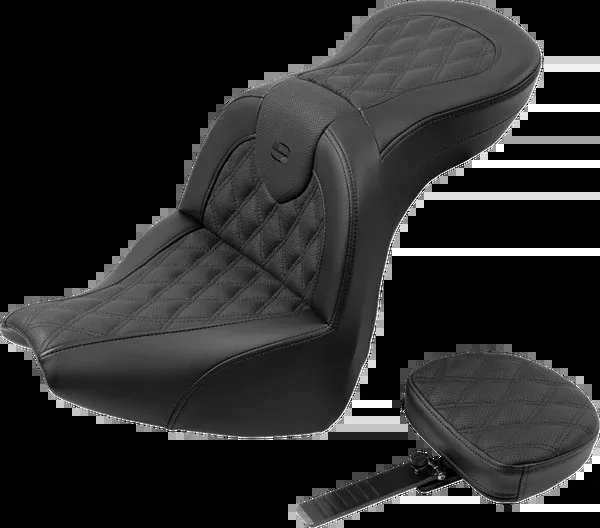 Saddlemen Roadsofa™ Seat – With Backrest – Lattice Stitch – FXBR/S ’18-’20