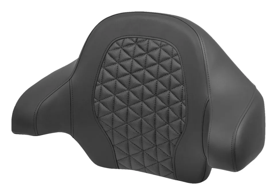 Saddlemen RoadSofa Tri-Gripper Tour Pack Backrest Pad For Harley Touring 2014-2025