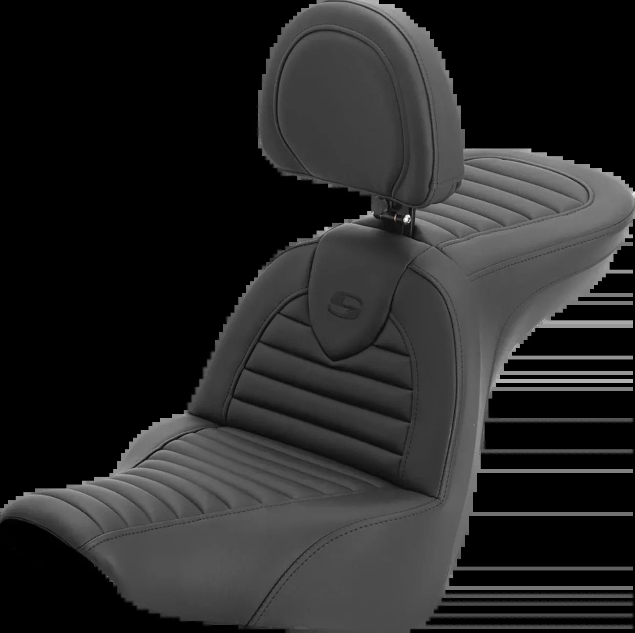 Saddlemen Roadsofa Tuck N Roll Gel Seat & Backrest for 2018-26 Harley Low Rider