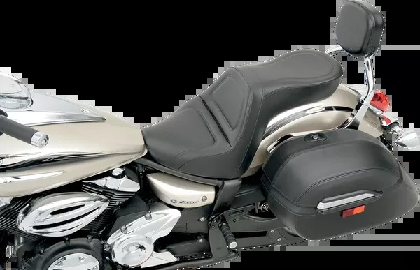 Saddlemen Seat - Explorer™ - Without Backrest - Stitched - Black - XVS950