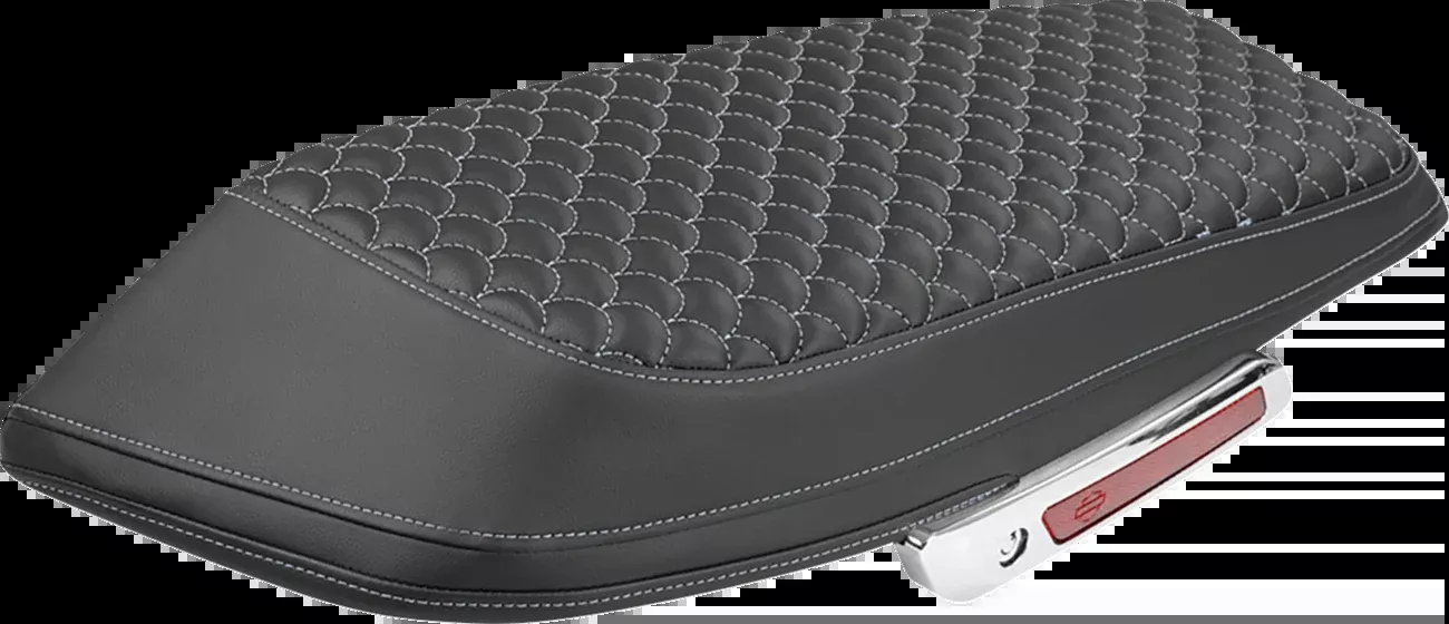 Saddlemen Silver Dragon Scale Saddlebag Lid Covers for 2023-2026 Harley Touring