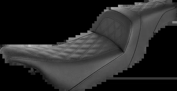 Saddlemen Slim Seat – Black – Lattice Stitch – ’99-’07 FLHT/FLTR
