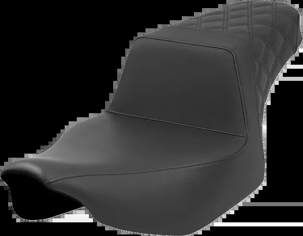 Saddlemen Step-Up Seat - Rear Lattice Stitch - Black - FL '23-'24