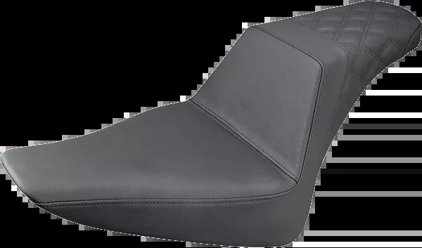 Saddlemen Step-Up Seat - Rear Lattice Stitch - Black - FLS