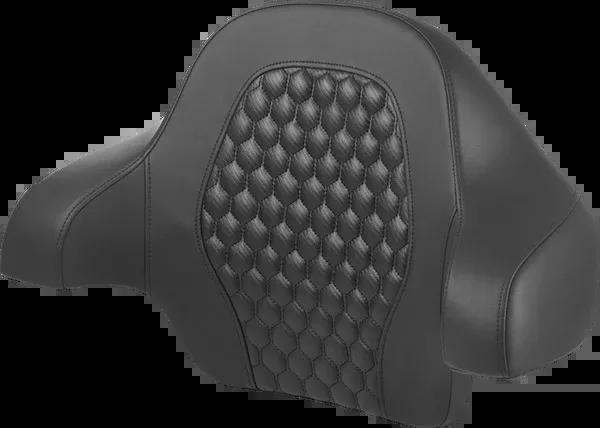 Saddlemen Tour Pack Backrest Pad - Honeycomb - Black Stitching - FL '14-'24