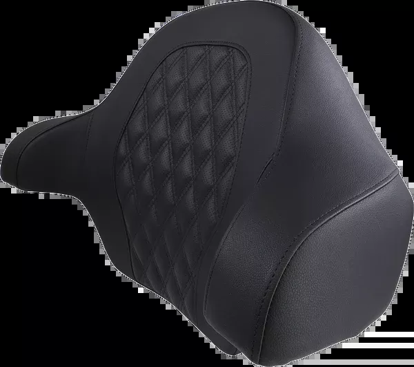 Saddlemen Tour-Pak Backrest Pad - RoadSofa - Lattice Stitched Seat - Black - FL '14-'23