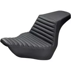 Saddlemen Tuck and Roll Step-Up Seat, Black, Fits 18-20 FXLR/FLSB