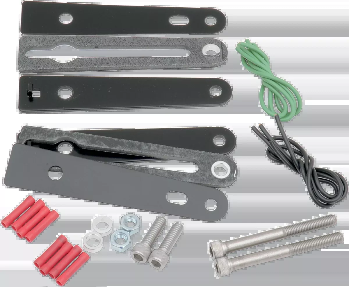 Saddlemen Turn Signal Relocation Kit - Dyna - Black - 2020-0421