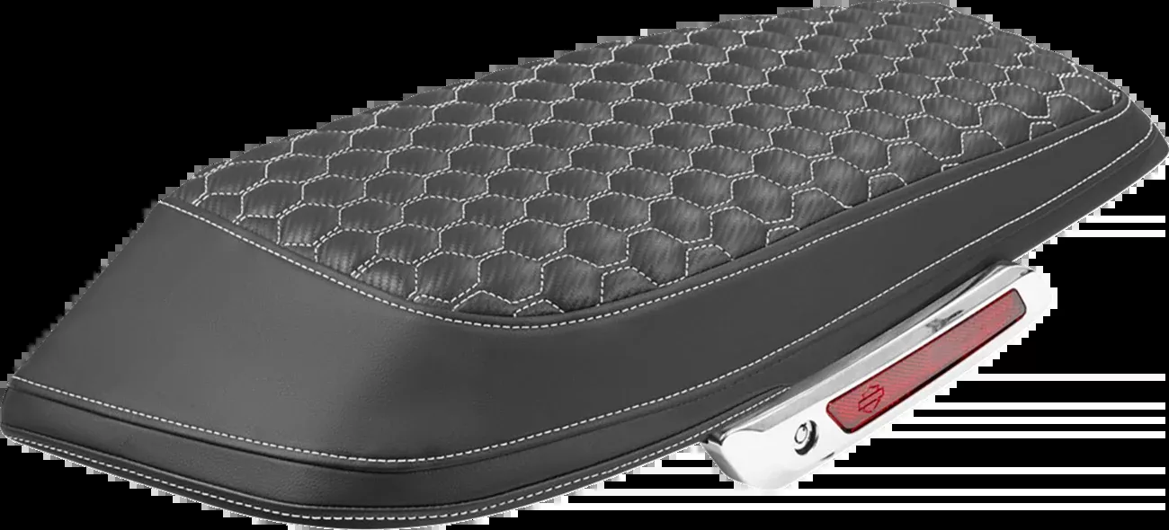 Saddlemen White Carbon Honeycomb Saddlebag Lid Covers for 2023-26 Harley Touring