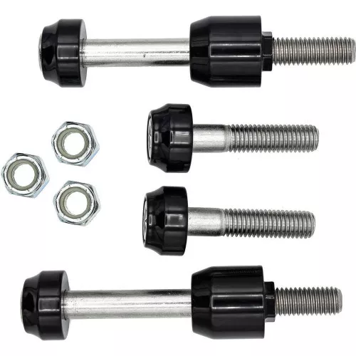 Santoro Fabworx Way Kool Shock Mounts for 2009-2017 Harley Dyna - Black