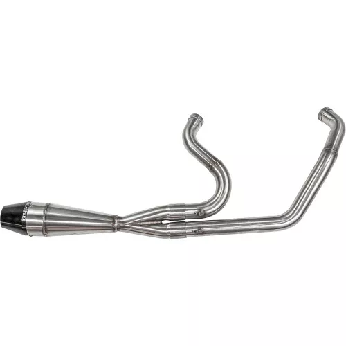 Sawicki 2-1 Stainless Shorty Exhaust for 2018-2024 Harley Softail - Brushed