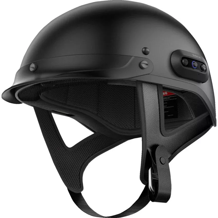 Sena Cavalry 2 Matte Black Half Face Bluetooth Helmet w/ Mesh Intercom