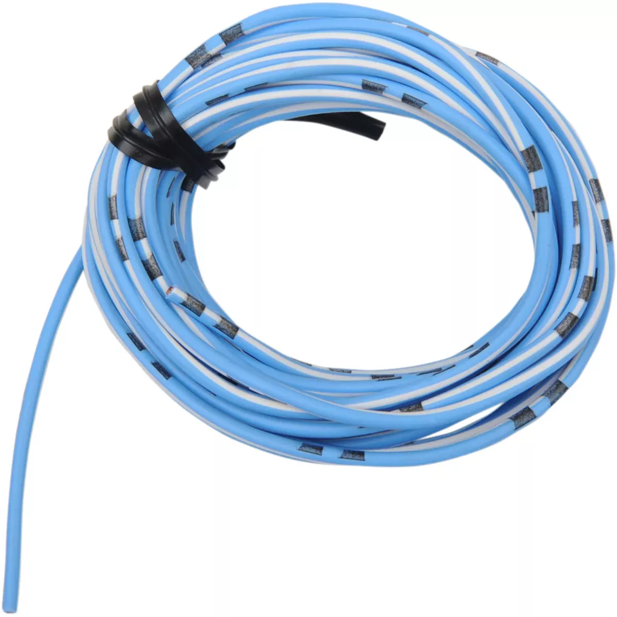 SHINDY 2120-0292 16-690 Colored Wiring 14A Wire - 13' - Sky Blue/White