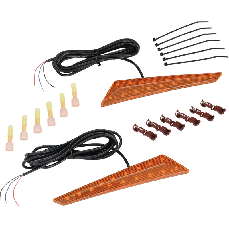 Show Chrome Amber LED Marker RT PR