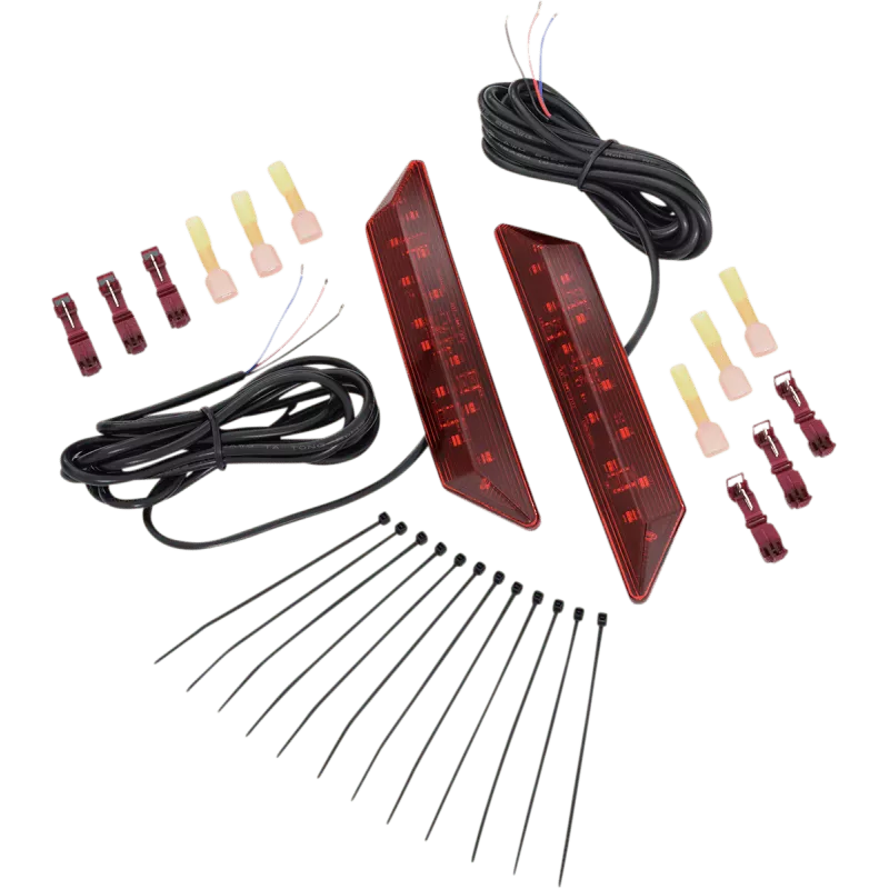 Show Chrome Rear Front Fender Marker LED PR