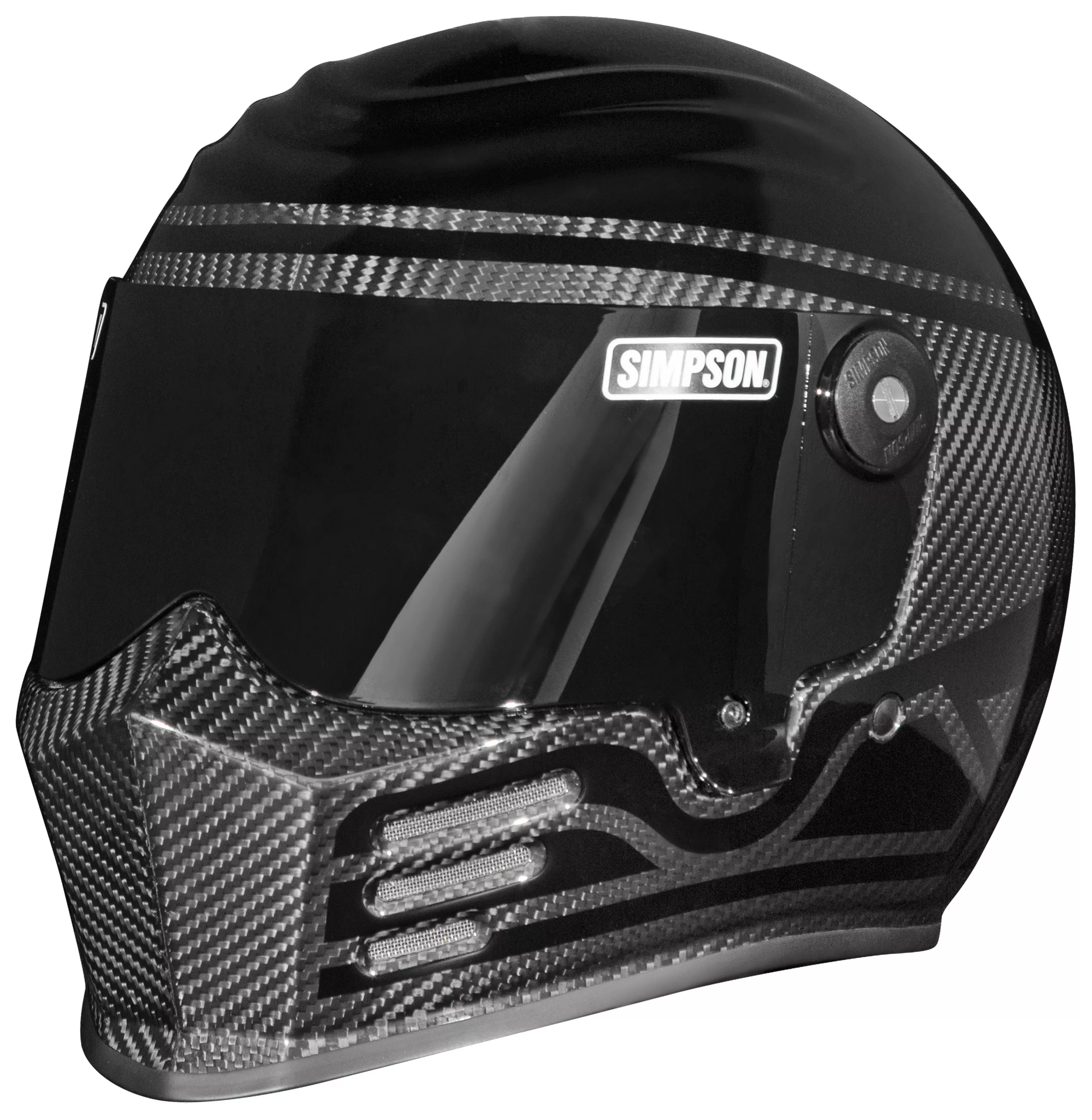 Simpson Outlaw Bandit 3.0 Carbon Unknown Industries LE Helmet