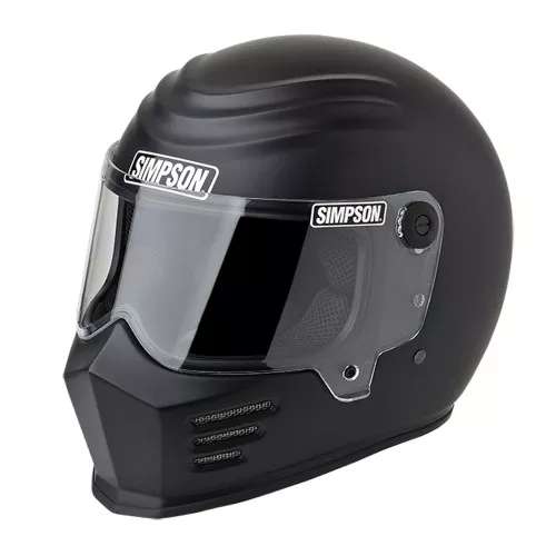 Simpson Outlaw Bandit Helmet - Matte Black - X-SMALL - Open Box