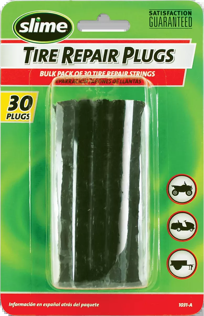 Slime Repair Plugs – Tire – Black – 30 Pack-1031-A