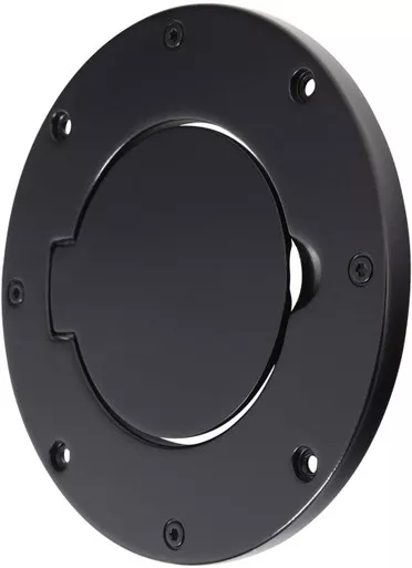 Smittybilt 75006 Billet Style Black Gas Cover
