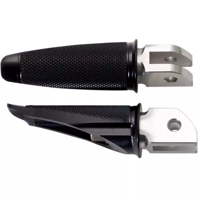 Speed Merchant Driver Footpegs, Black, Fits M-Eight