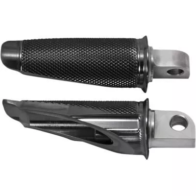 Speed Merchant Male Mount Footpegs, Black Anodized