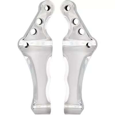 Speed Merchant Radial Front Brake Caliper Mounts, Polished Pair, Fits 00-19 models (except XG500/XG750 and narrow glide spoked wheels) 11.5″ and 11.8″