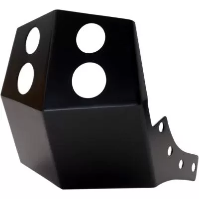 Speed Merchant Skid Plates, Black Powdercoat, Fits 18-19 Softails