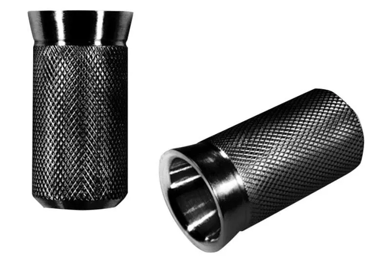 The Speed MerchantSpeedpegs Toe Pegs Black anodized finish for Harley-Davidson models