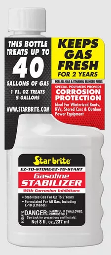 Star Brite 084308P EZ Store EZ Start Gas Storage Additive - 8 OZ