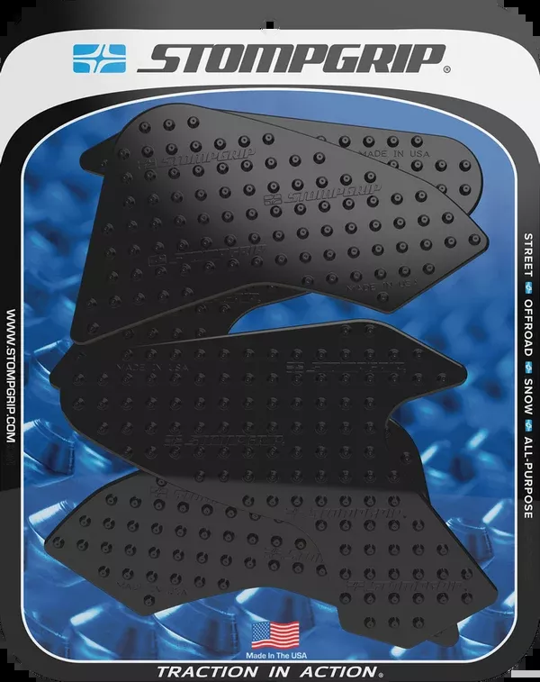 StompGrip Tank Grips – Volcano – Black – BMW – F ’20-’25