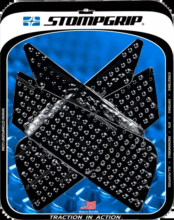 StompGrip Tank Grips – Volcano – Black – Ducati ’07-’13