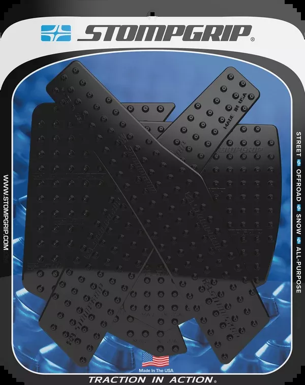 StompGrip Tank Grips – Volcano – Black – Honda – CRF ’21-’24