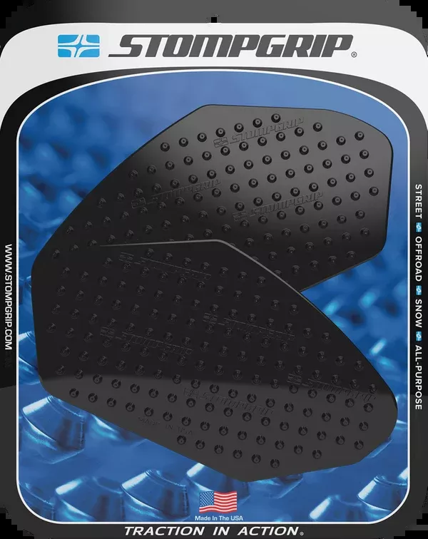 StompGrip Tank Grips – Volcano – Black – Kawasaki – Ninja/Z