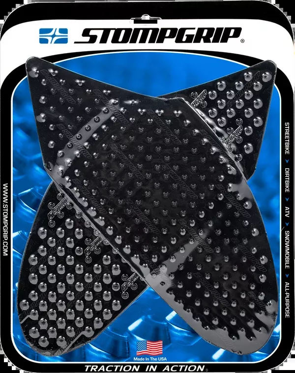 StompGrip Tank Grips – Volcano – Black – Suzuki – GS ’06-’07