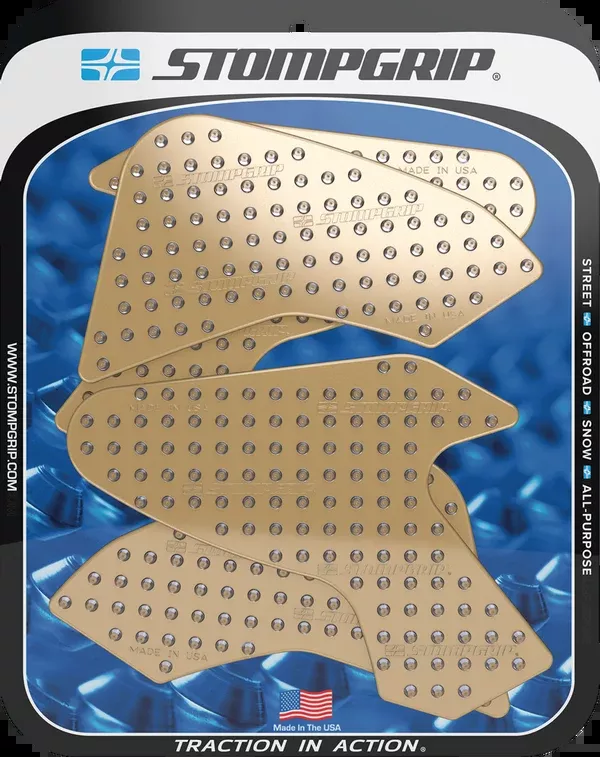StompGrip Tank Grips – Volcano – Clear – BMW – F ’20-’25