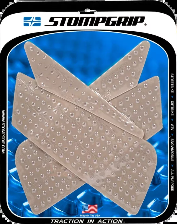 StompGrip Tank Grips – Volcano – Clear – Ducati ’07-’13
