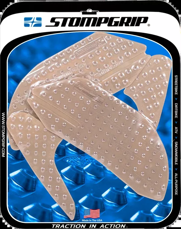 StompGrip Tank Grips – Volcano – Clear – Ducati – Panigale ’12-’24