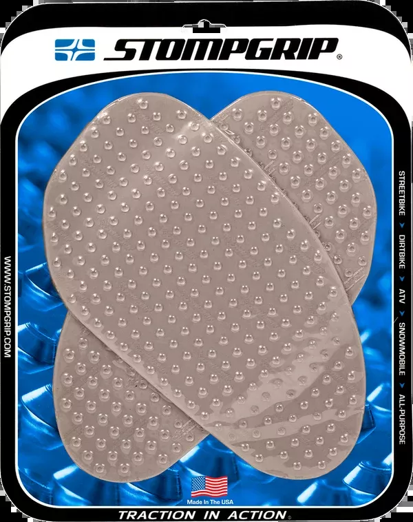 StompGrip Tank Grips – Volcano – Large – Clear – Universal