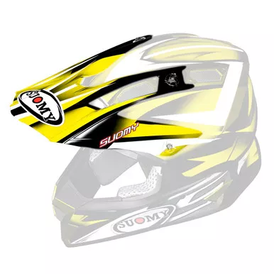 Suomy Alpha Visor Bike Yellow