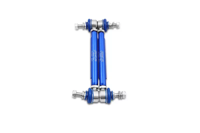 SuperPro Front Adjustable End Link Set (10mm Studs 210mm-260mm Length) fits 1988-2015 BMW / Honda / Kia Soul BASE / 2006-2011 Honda Civic DX / 2009-2011 Honda Civic EX-L / 2008 Honda Civic Mugen Si