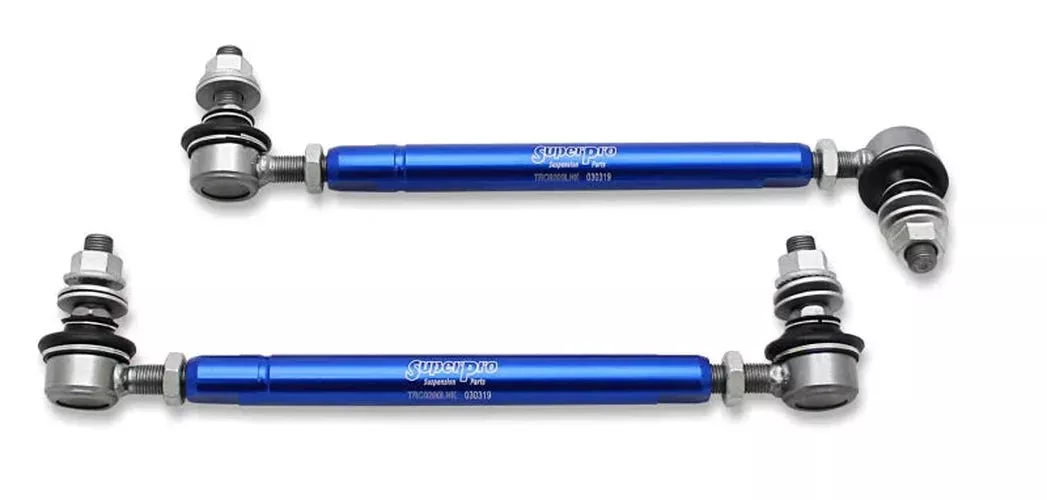 SuperPro Front Adjustable End Link Set (12mm Studs 254mm-305mm) TRC12200 fits 2001-2026 Ford / Hyundai / Jeep