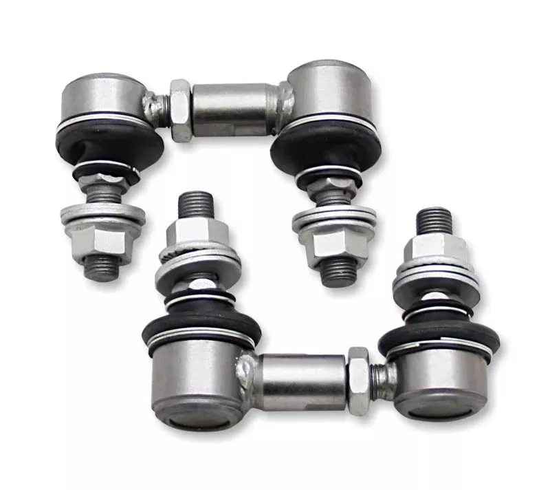 SuperPro Front Adjustable End Link Set (12mm Studs 75mm-85mm) fits 2017-2020 Genesis G80 3.8 / 2018-2020 Genesis G80 Sport / 2009-2016 Hyundai Genesis 3.8 / 2010-2014 Hyundai Genesis Coupe 2.0T