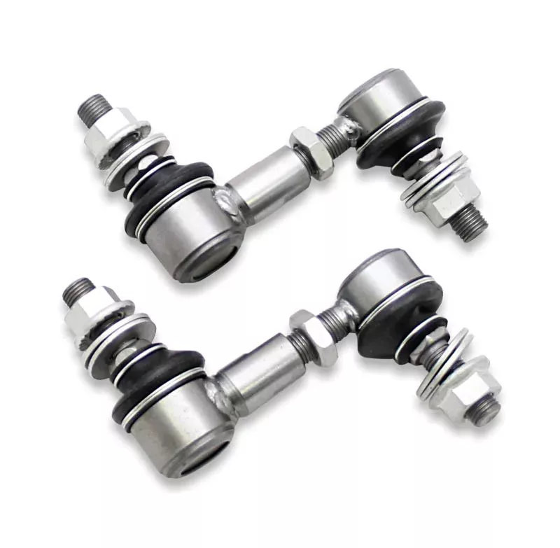 SuperPro Front Adjustable End Link Set (12mm Studs 85mm-100mm Length) fits 2003-2008 Infiniti G35 / 2007-2008 Infiniti G35 Journey / 2007-2008 Infiniti G35 Sport / 2003-2009 Nissan 350z / 2005 Nissan 350z 35th Anniversary Edition