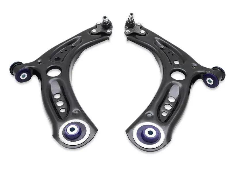Superpro Front Control Arm Lower Assembly Kit (Add. Positive Caster) fits 2015-2022 Audi / Volkswagen / 2015-2020 Audi A3 / 2015-2023 Volkswagen GTI