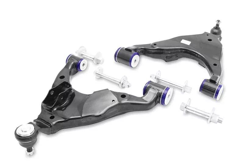 SuperPro Front Lower Camber/Caster Adjustable Control Arm Kit fits 2003-2009 Lexus Gx470 / 2003-2009 Toyota 4Runner Limited / 2003-2009 Toyota 4Runner Sport / 2003-2009 Toyota 4Runner SR5 / 2007-2008 Toyota FJ Cruiser