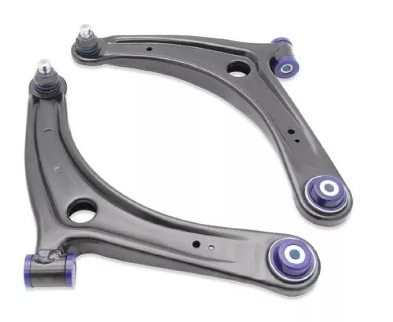 SuperPro Front Lower Control Arm Set w/ Bushings fits 2008-2017 Mitsubishi Lancer / 2007-2020 Mitsubishi Outlander / 2011-2020 Mitsubishi Outlander Sport