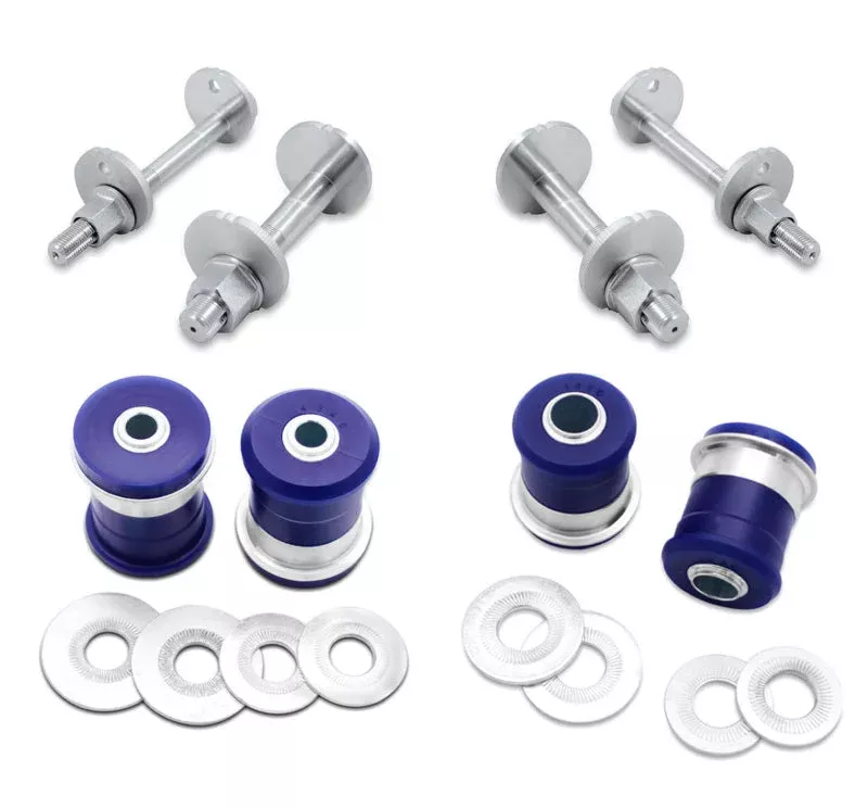 SuperPro Front Lower Inner Control Arm Bushing and Camber Pin Set fits 2003-2009 Lexus Gx470 / 2003-2009 Toyota 4Runner Limited / 2003-2009 Toyota 4Runner Sport / 2003-2009 Toyota 4Runner SR5 / 2007-2008 Toyota FJ Cruiser