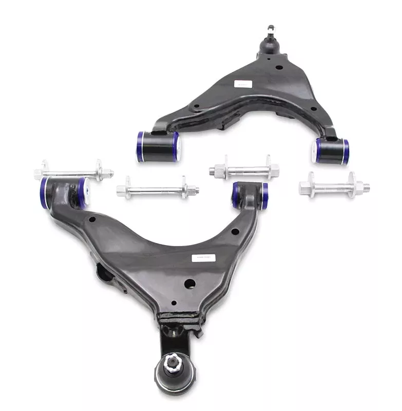 SuperPro Front Lower Lower Control Arm Kit fits 2003-2009 Lexus Gx470 / 2003-2009 Toyota 4Runner Limited / 2003-2009 Toyota 4Runner Sport / 2003-2009 Toyota 4Runner SR5 / 2007-2008 Toyota FJ Cruiser