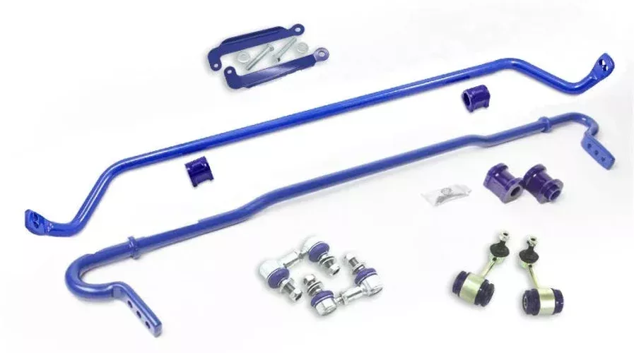 SuperPro Front / Rear 26mm F/24mm R Adjustable Sway Bar Link Set fits 2015-2021 Subaru WRX, WRX STI
