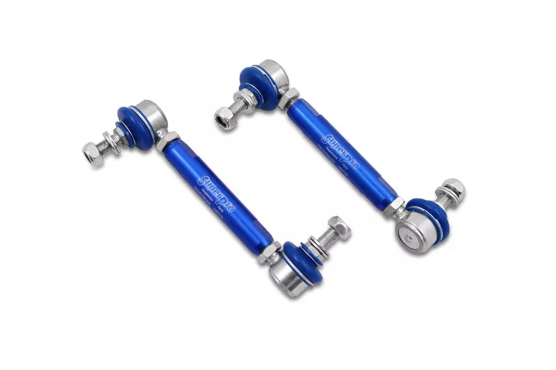 SuperPro Rear Adjustable End Link Set (10mm Studs 160mm-205mm Length) fits 1992-2019 Hyundai / Kia / Mazda / 1999-2005 Hyundai Sonata Gls / 1999-2004 Hyundai Sonata / 1999-2003 Mazda Protege DX / 2001-2006 Kia Optima LX / 2001-2003 Kia Optima SE